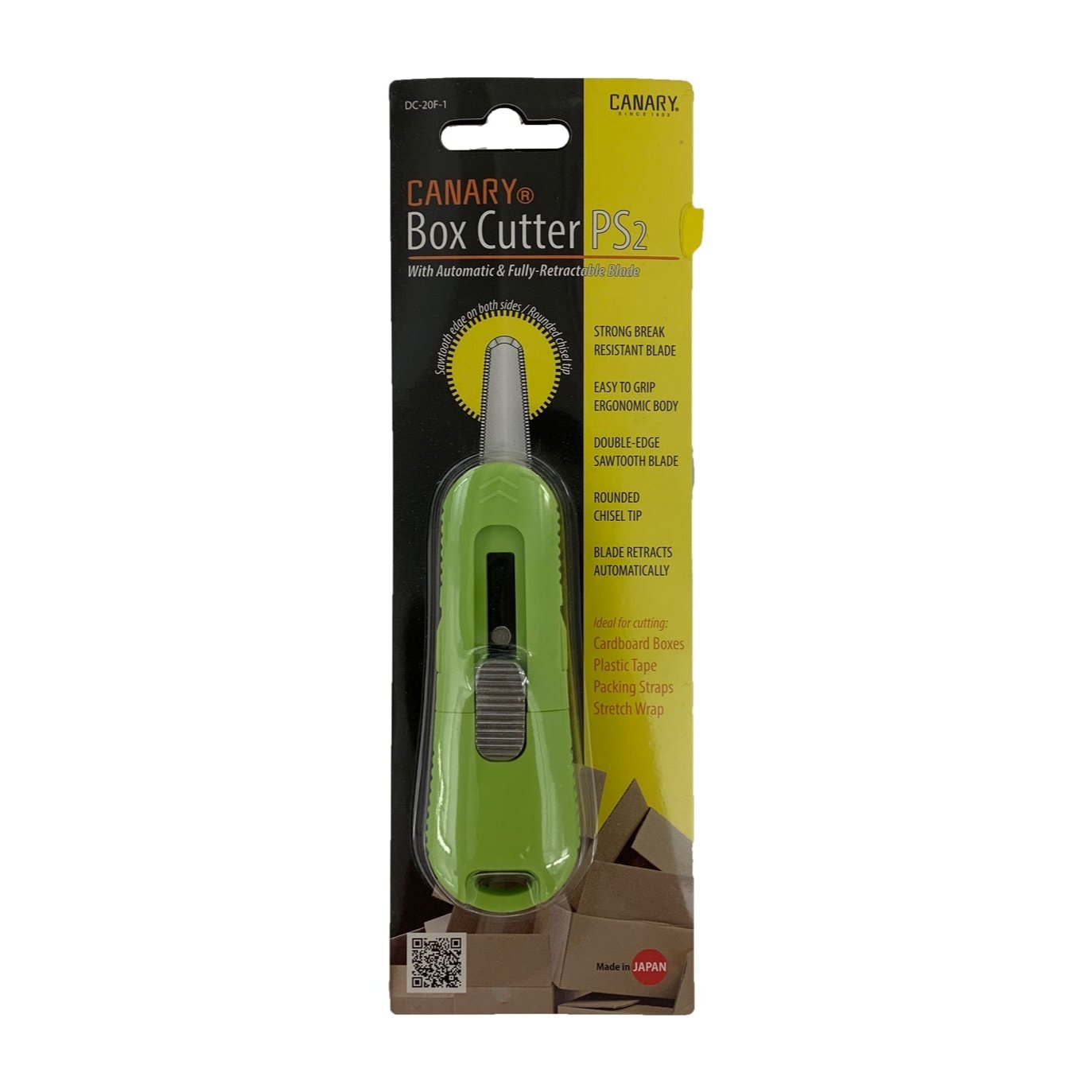 Box Cutter Auto-Retractable 1'' Blade